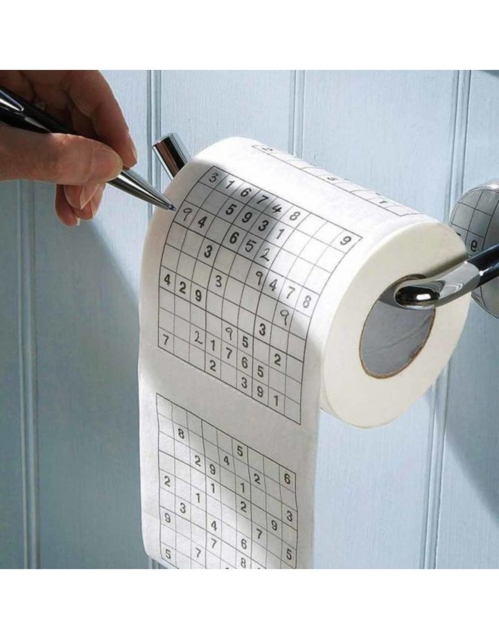 Toiletpapier – Sudoku – Jelly Jazz – Jelly Jazz Webwinkel encequiconcerne Papier Toilette Sudoku