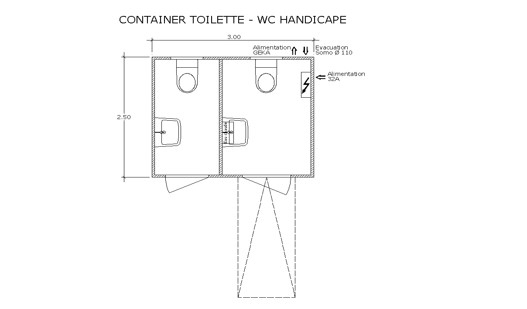 Toilette + Toilette Handicapé | Paléo – Location De Matériel pour Hauteur Toilette Handicapé