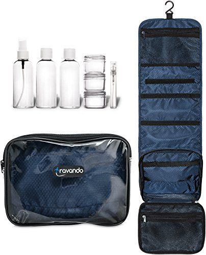 Travando ® Trousse De Toilette “Flexi” À Suspendre + Sac destiné Kit Trousse De Toilette Avion