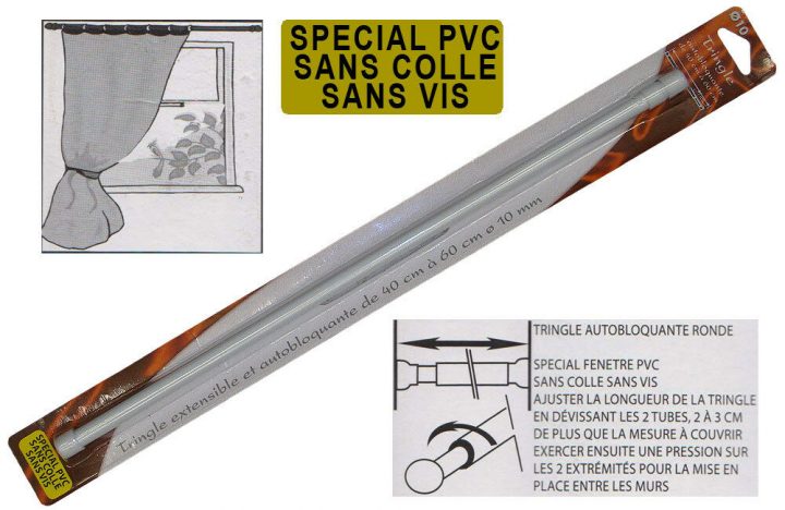 Tringle À Rideaux Blanche Extensible Spéciale Pvc Diamètre avec Tringle Rideau 350 Cm