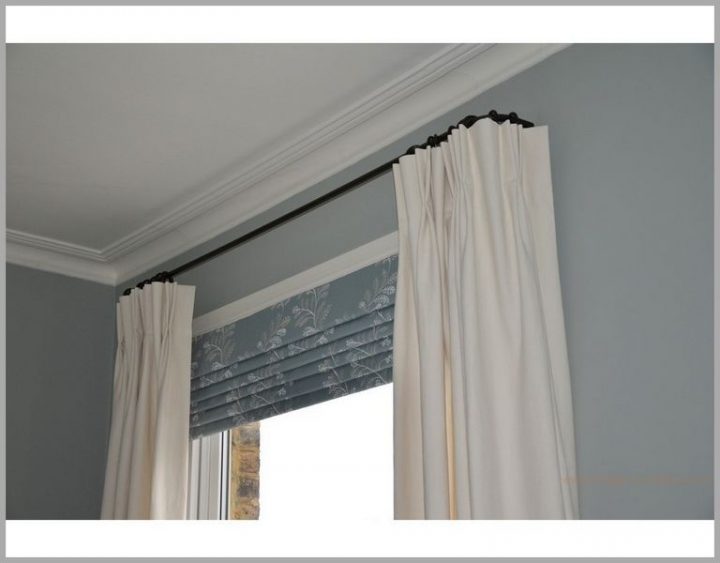 Tringle Arrondie Pour Rideau | Rouleau De Tissu concernant Tringle A Rideau Plafond