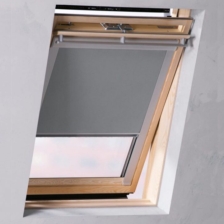 Velux Rideau Occultant Store 114X118 Leroy Merlin Pour Ggl à Rideau Occultant Velux