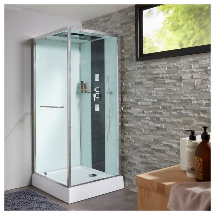 Vente Cabine De Douche Carré – Intégrale De Qualité 90X90 Cm tout Cabine De Douche Solde