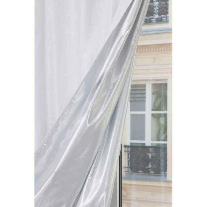 Voilage Thermique Sur Mesure Zanzibar Blanc Mc720 – Moondream tout Rideau Thermique Sur Mesure