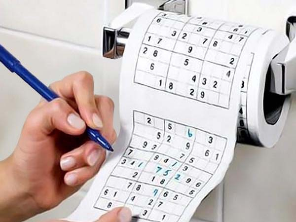 Wc Papier Bedrukken » Smaakvol Gedaan! dedans Papier Toilette Sudoku