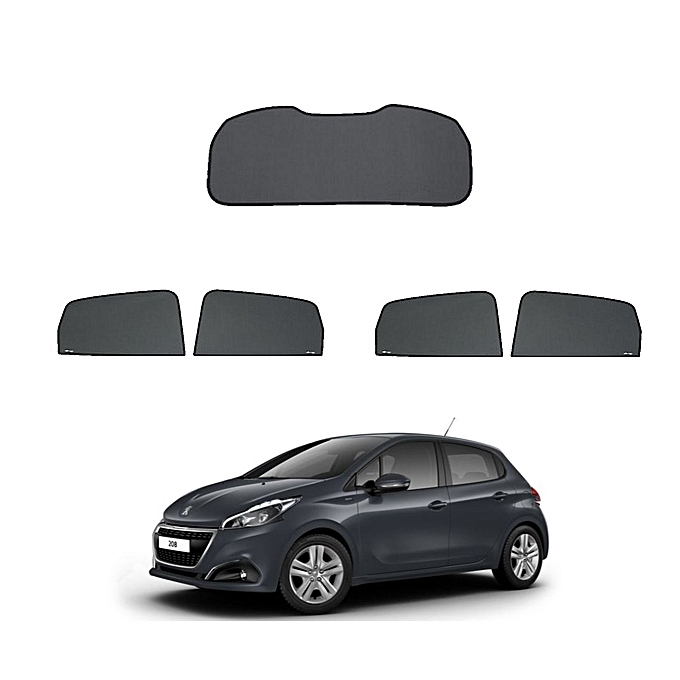 White Label Rideaux Sur Mesure Pour Voiture Peugeot 208 concernant Rideaux Sur Mesure Pas Cher