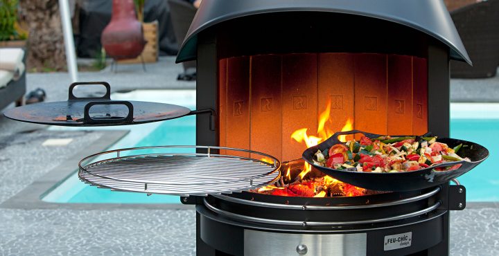 Wok | Feuchic Design serapportantà Cheminée Barbecue Exterieur