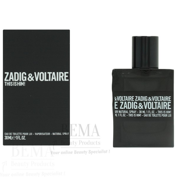 Zadig & Voltaire This Is Him Eau De Toilette 30 Ml destiné Eau De Toilette Zadig Et Voltaire