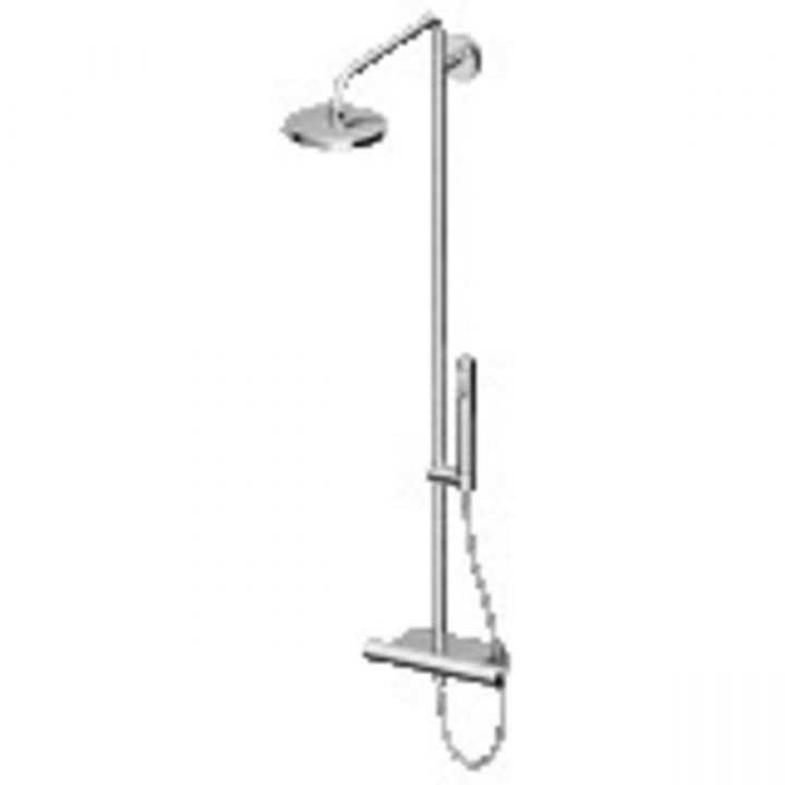 Zucchetti Isy Colonne De Douche Avec Robinet pour Colonne De Douche Avec Robinet Thermostatique