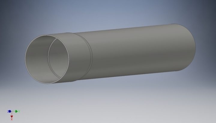 3D Printed Pvc Pipe Standard 100 Mm Diameter By Myke974 concernant Champlat Pvc 100 Mm