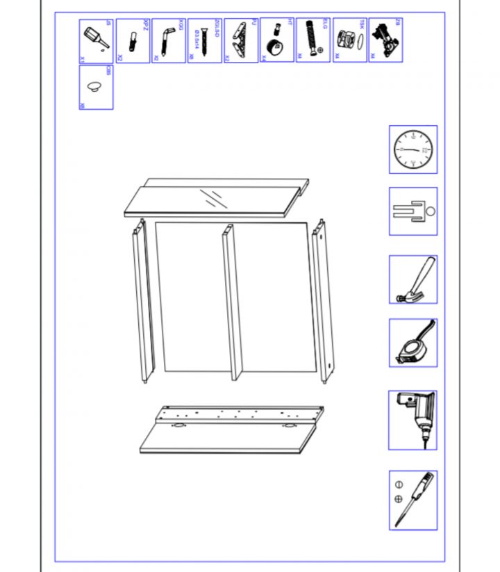 Armoire De Toilette L.60 Cm, Blanc, Modulo | Leroy Merlin dedans Sensea Edy