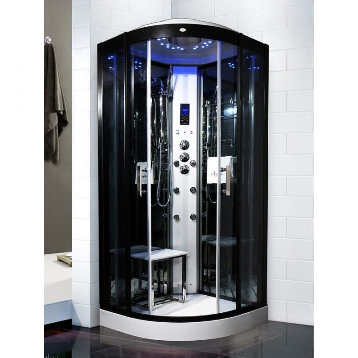 Cabine De Douche Hammam Insignia Galaxy 90 (90X90Cm) encequiconcerne Douche Sauna