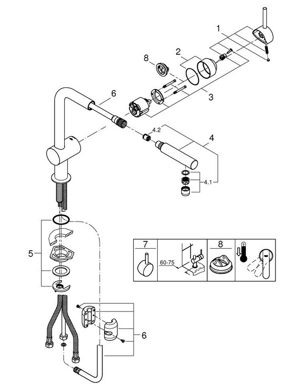 Changer Cartouche Mitigeur Baignoire encequiconcerne Demonter Robinet Porcher