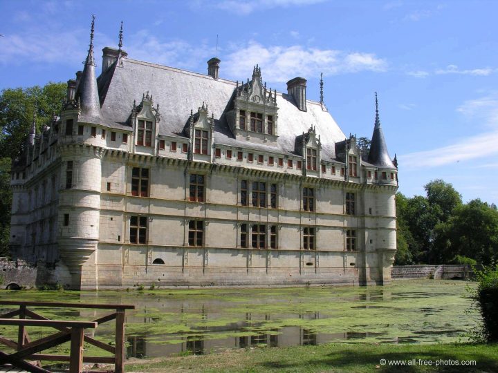 Château D'Azay Le Rideau – France | Les Chateaux De France à Rideau Turc En France