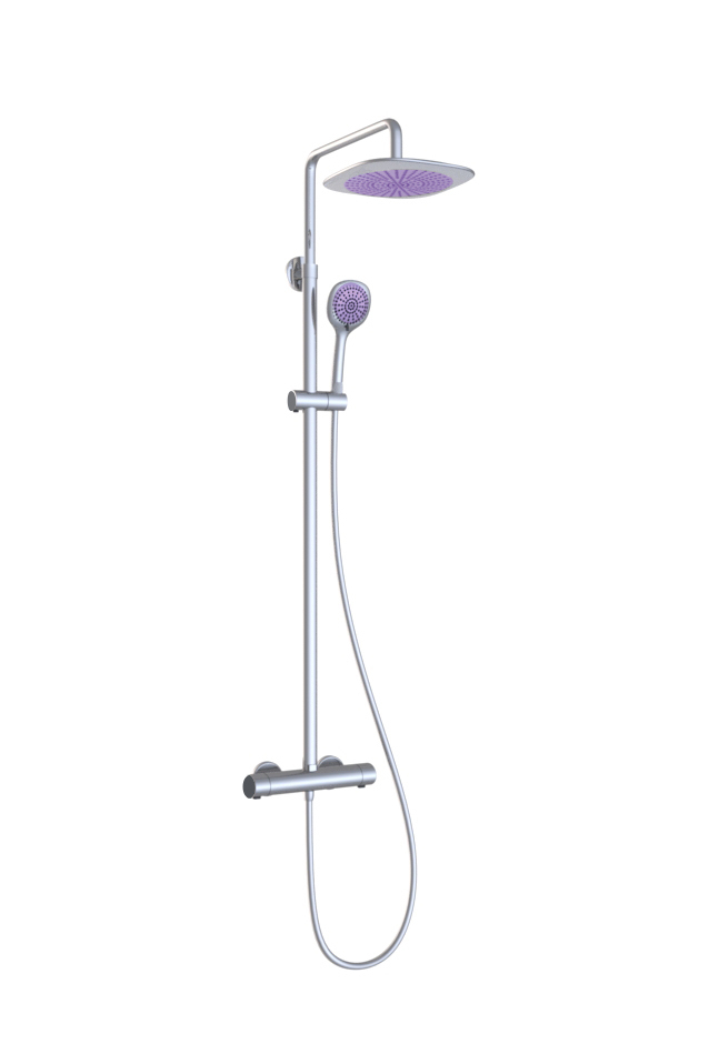 Colonne De Douche Thermostatique Purple Shower Concept serapportantà Douche Aurlane Pièces Détachées