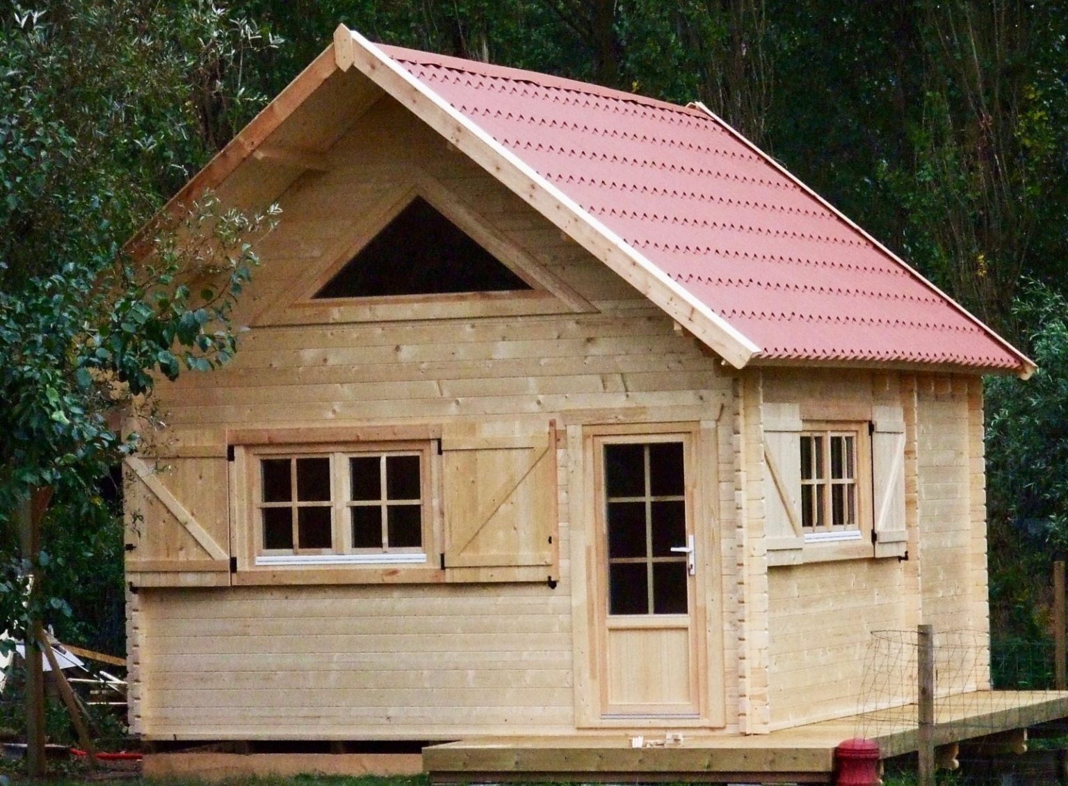 Constructeur Chalet 20m2 Tarif Chalet En Bois 20m2 Avec Abri De