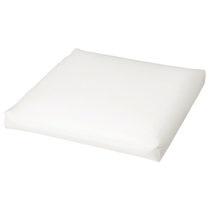 Duvholmen Coussin Pour Chaise, Extérieur Blanc Blanc Cassé concernant Coussin Chaise Extérieur Jysk