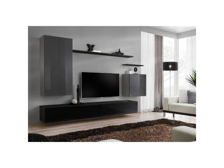 Etagere Murale Tv Conforama concernant Vitrine Fumay