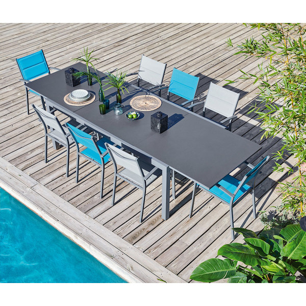 Hyba 3614612317769 La Table + 8 Fauteuils – App4Promos destiné Hyba Canberra