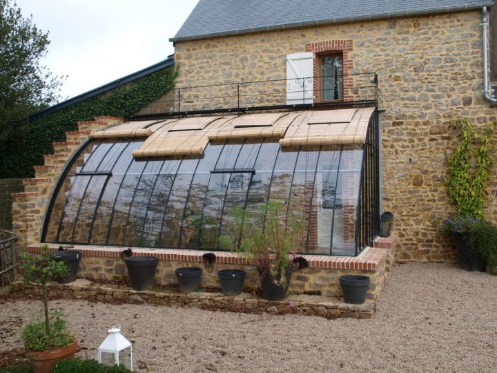 Image Result For Sunken Dwarf Wall Greenhouse | Projets De destiné Ancienne Serre De Jardin Occasion