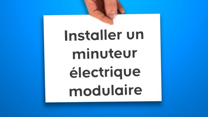 Installer Un Minuteur Électrique Modulaire (Castorama serapportantà Minuteur Douche Castorama