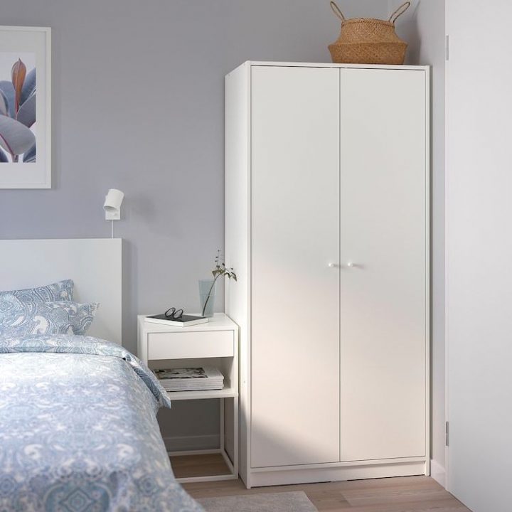 Kleppstad Armoire 2 Portes Blanc Armoire 2 Portes Ikea Et pour Pare Douche Baignoire Ikea