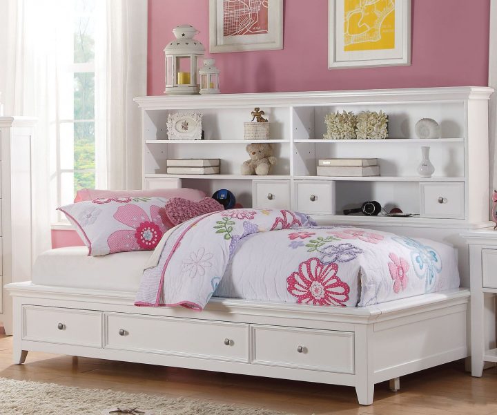 Lacey White Twin Storage Daybed – 1Stopbedrooms. pour B&#039;Twin 5 Night And Day