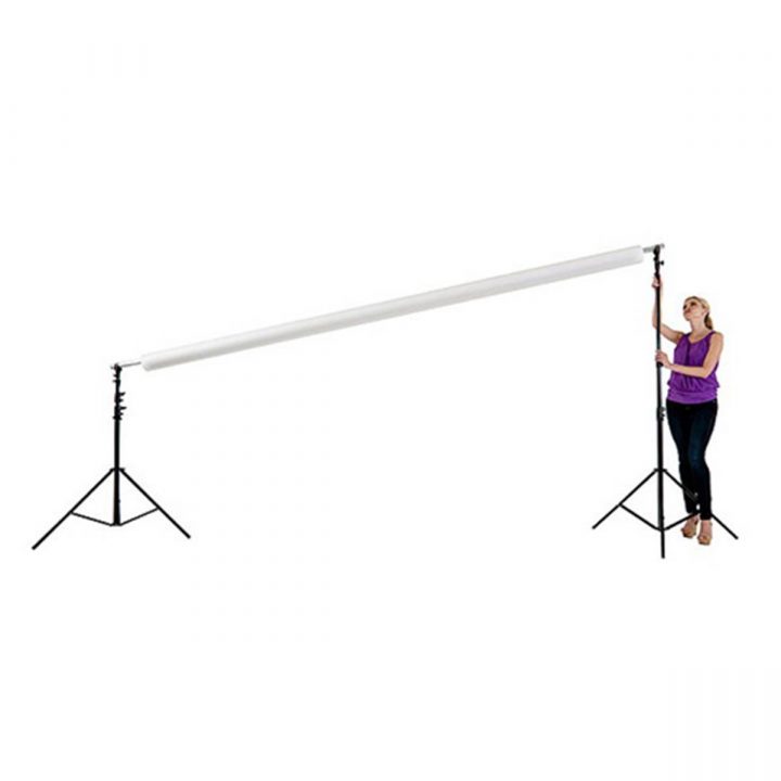 Lastolite Support De Fond "Solo" 4M Heavy Duty – Prophot destiné Barre Extensible Autobloquante 4M