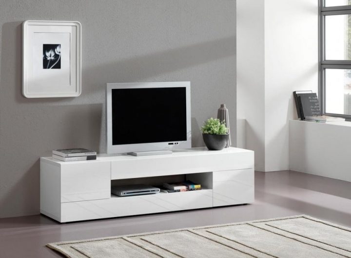 Meuble Tv Blanc Laque Ikea Maison Design Apsip De Meuble à Meuble Tele Ikea