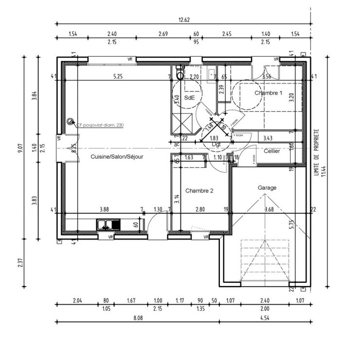 Plan De Maison Pmr – Idées De Travaux tout Plan Cabanon Gratuit Home Depot