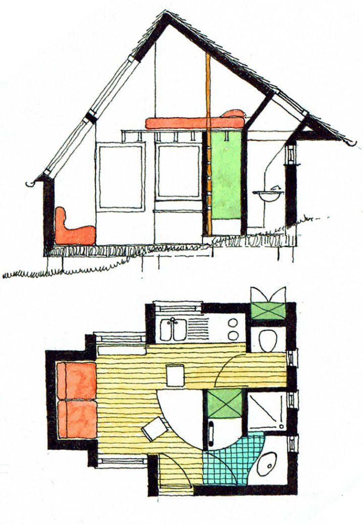 Plans De Cabanes Gratuits. Schémas Construction Des Cabanons. pour Plan Cabanon Gratuit