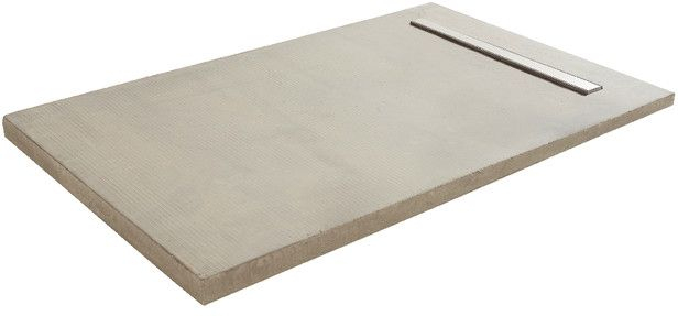 Receveur À Carreler Avec Caniveau L. 140 X L. 90 Cm avec Receveur À Carreler 160X90 Brico Dépôt