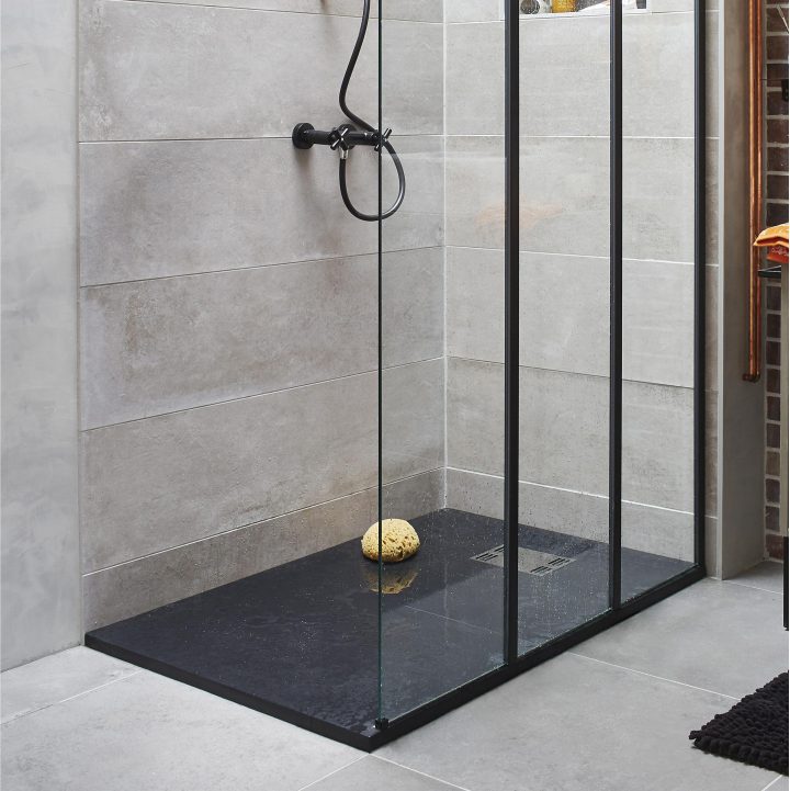 Receveur De Douche Noir Avec Vidaxl Receveur De Douche Abs serapportantà Receveur De Douche Ikea