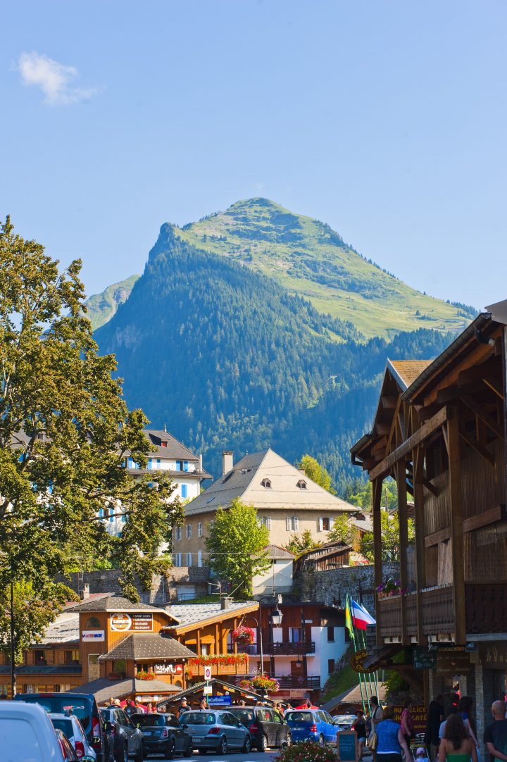 ©Robbie Davies -Morzine Vue Du Col De Gets Depuis #Morzine avec Voilage Style Montagne