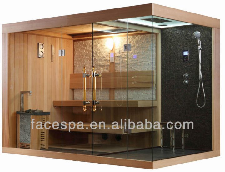 Sauna Douche Combinatie Traditionele Droge Stoom Sauna'S destiné Douche Sauna