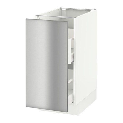 Sektion Armoire Inférieure Tri Déchets – Blanc, Grevsta pour Ikea Cuisine Inox Grevsta