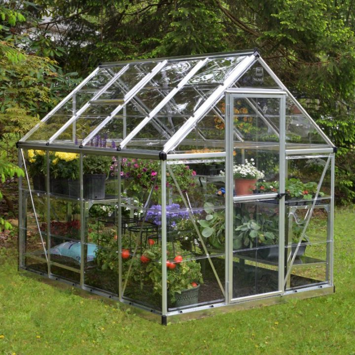 Serre De Jardin En Alu Et Polycarbonate 4,6M² Harmony tout Serre De Jardin Bricomarché