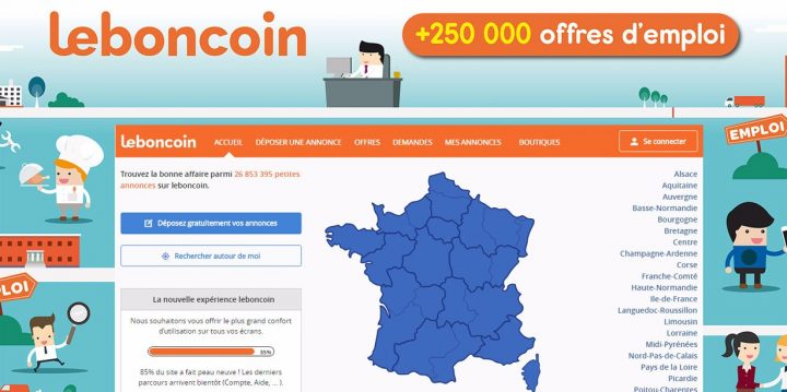 Une Solution Pour L’emploi : Leboncoin.fr – Le Kiosque avec Le Bon Coin Buffet