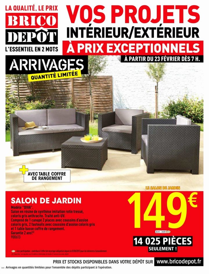 Unique Promo Salon De Jardin Brico Depot | Salon De Jardin concernant Gazon Synthetique Pas Cher Brico Depot