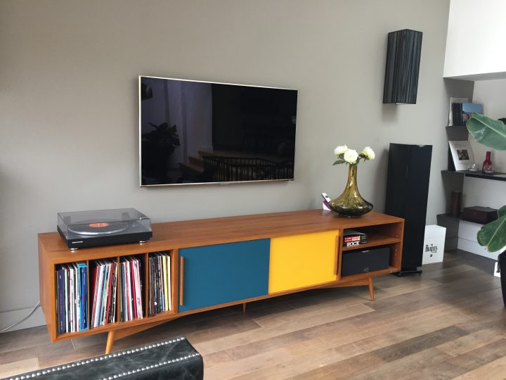 meuble tv et vinyle