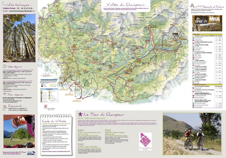 Activités tout Carte Chemin Vtt