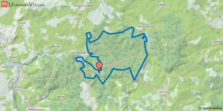 [Allier] Rando Vtt Forêt De Tronçais. à Carte Chemin Vtt