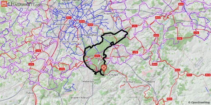 [Belgique] Rando Vtt Forêt De Soignes tout Carte Chemin Vtt