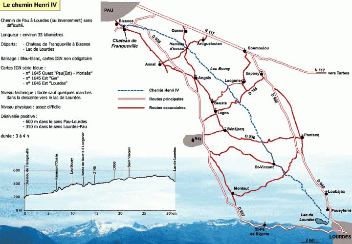 Chemin Henri Iv à Carte Chemin Vtt