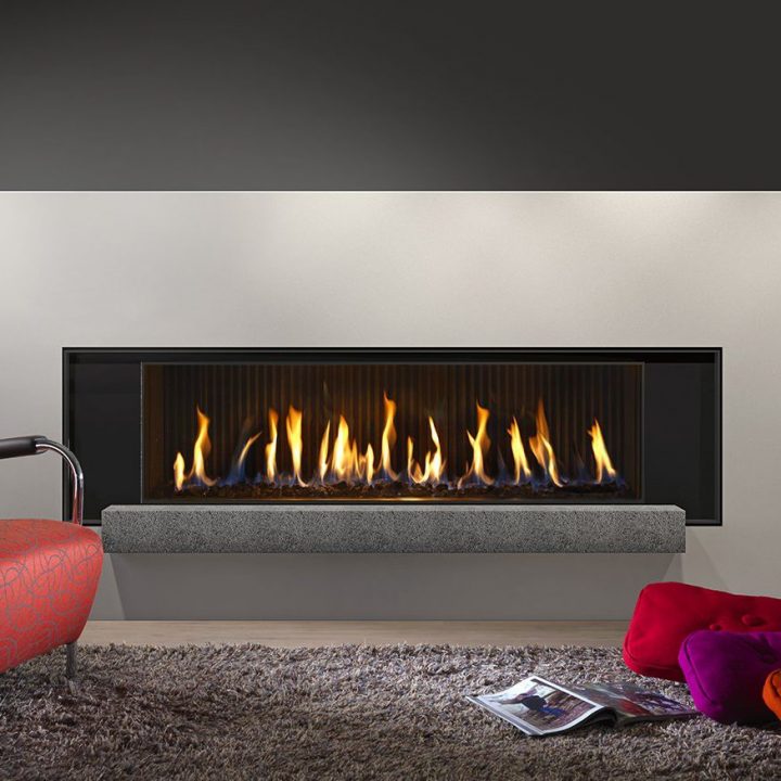 Cheminée À Gaz – G160/41F – Kalfire Fireplaces concernant Cheminée Fermée