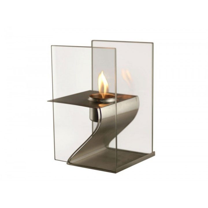 Cheminée Bio Ethanol Inox ,Hera De Purline, Cheminée De pour Pare Feu Cheminée Verre