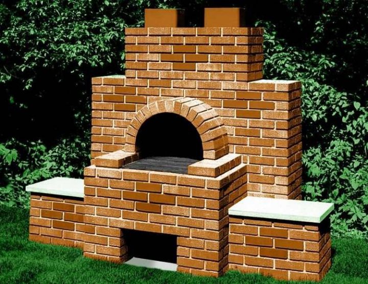 Comment Construire Un Barbecue En Brique- Guide Et Photos serapportantà Construire Un Barbecue En Briques Avec Cheminée