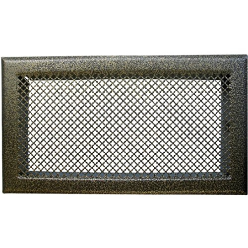 Dmo Grille D'Aération Cheminée – Bronze – 345 X 195 Mm encequiconcerne Grille Aération Cheminée Design