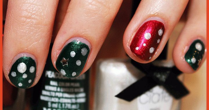 Ebeautyandcare: C'Est Noël Sur Mes Ongles! destiné Ongle Chemin Vert