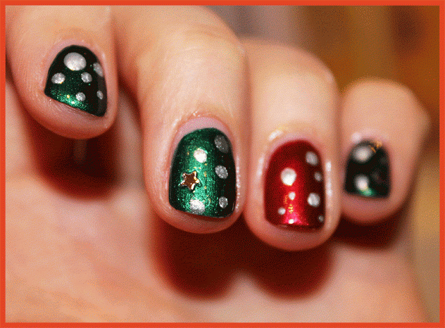 Ebeautyandcare: C'Est Noël Sur Mes Ongles! pour Ongle Chemin Vert